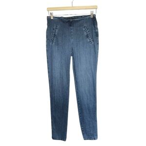 CHICOS pull on skinny jeans comfort waistband Size 2 tall